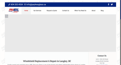 Desktop Screenshot of paylessglass.ca